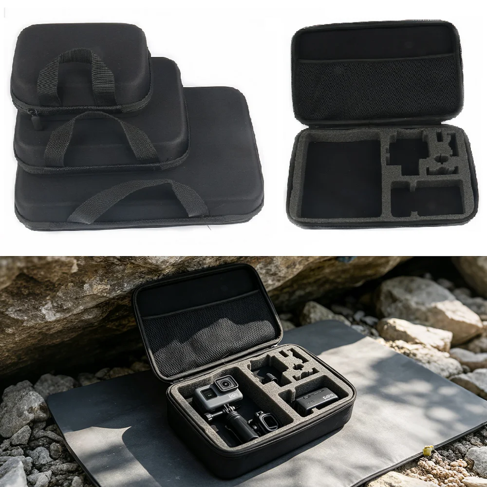 Portable Travel Carrying Case for Go Pro Hero Black Storage 