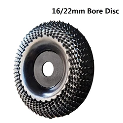 4 Inch Grinder Wheel Disc Wood Shaping Wheel Wood Grinding Shaping Disk 16/22mm Curved Grinding Disc Sanding Carving Rotary Tool