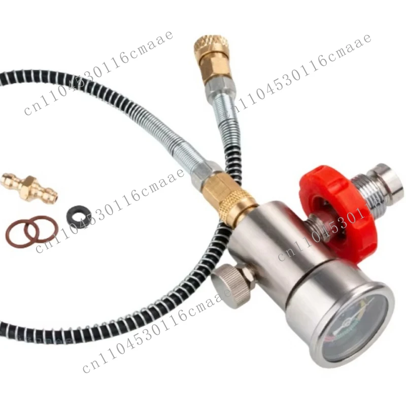 Outdoor Diving G5/8 Inflatable Adapter, Large to Small Connection Bottle Head Valve