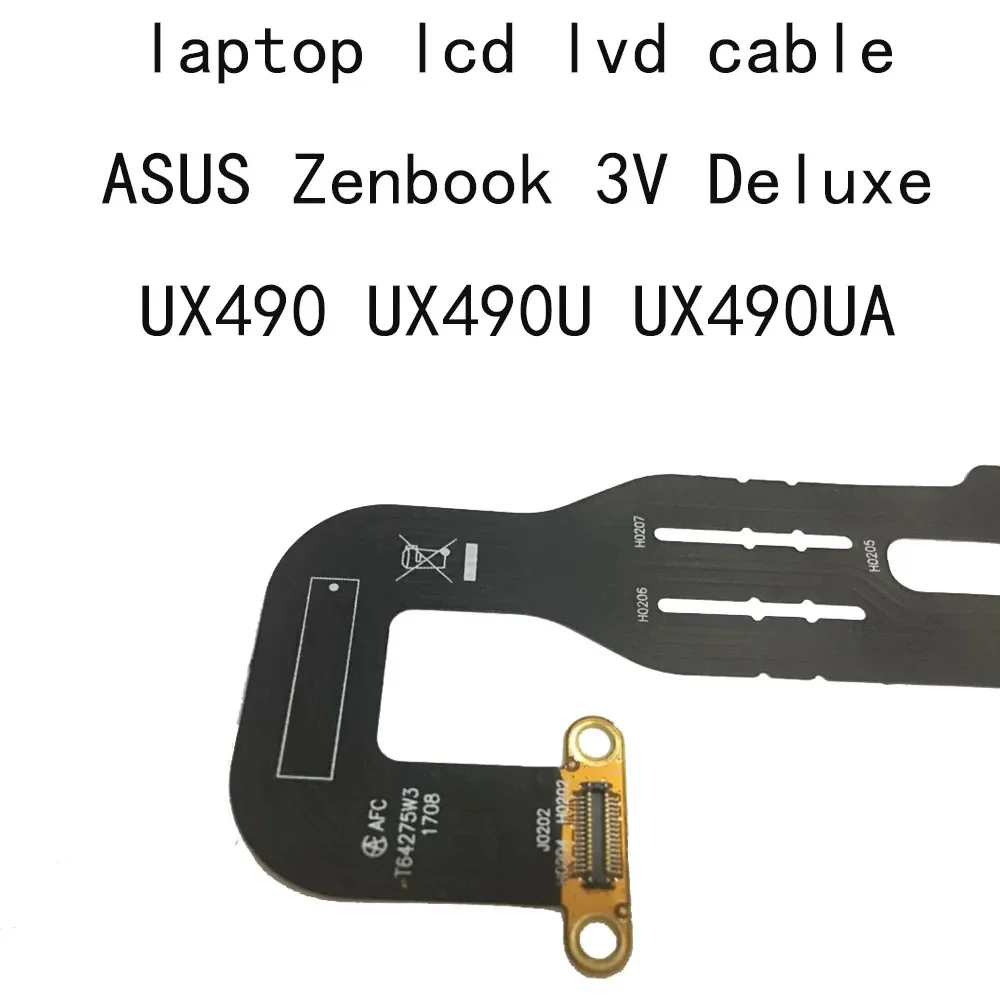 UX490 LCD Video Screen CABLE For Asus ZenBook Deluxe UX490 UX490UA UX490U UX490UAR T64275W3 Laptop LVDS Cables PC Connector Flex