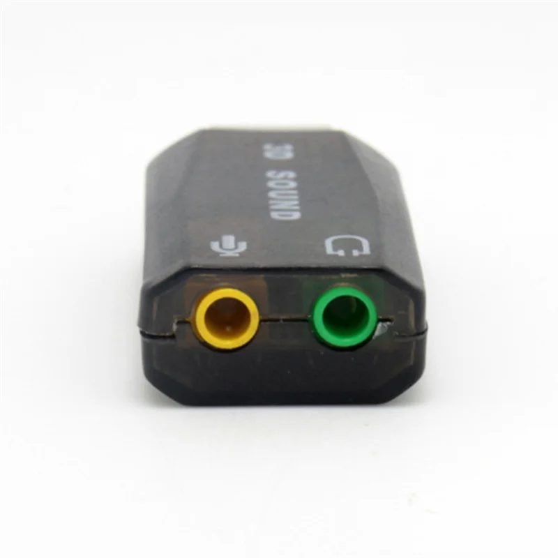-N21R External USB Sound Card 3D Audio Headset Microphone Adapter For PC Desktop Support For Three-Dimensional Sound