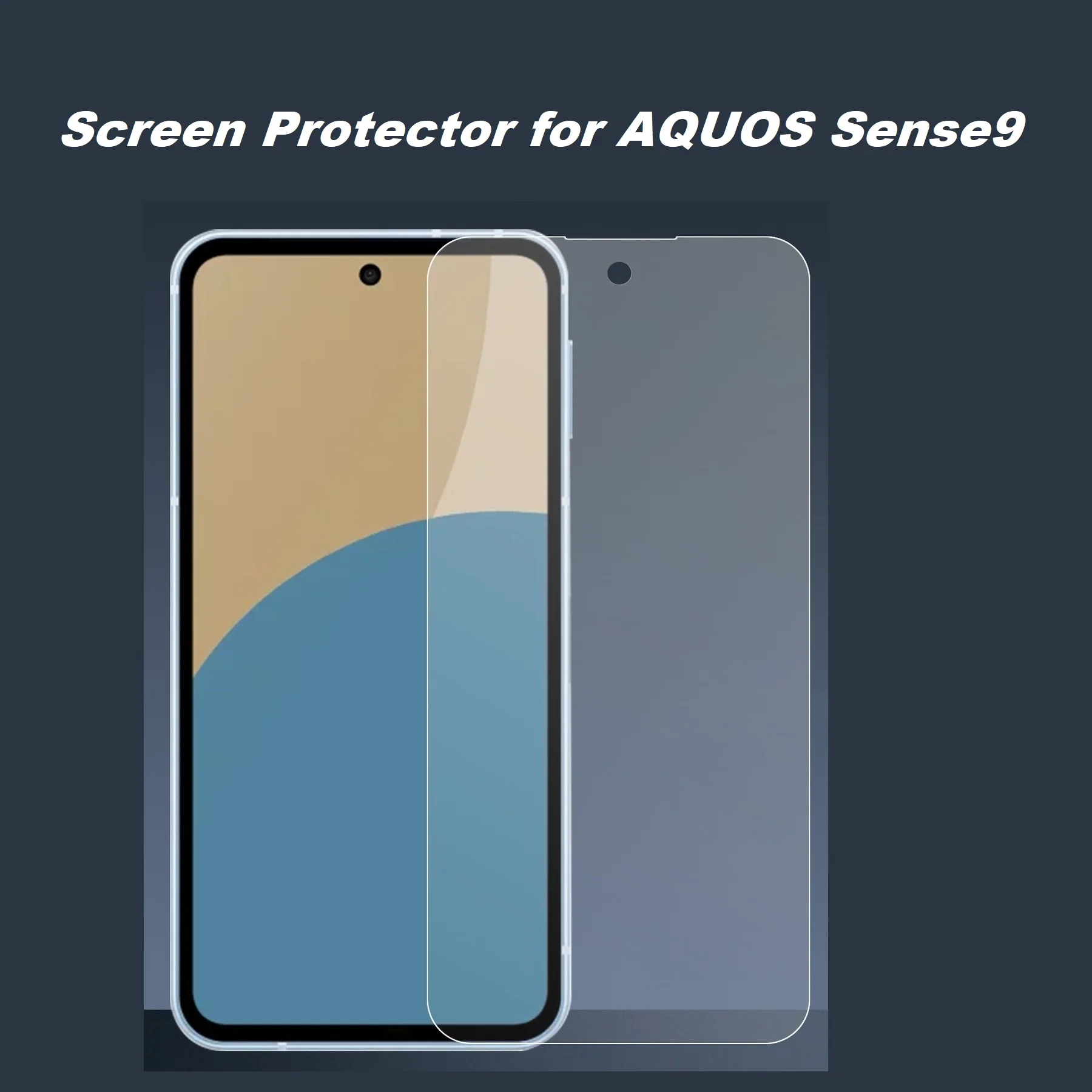 

2pcs Tempered Glass for Sharp AQUOS Sense9 HD Screen Protector Glass