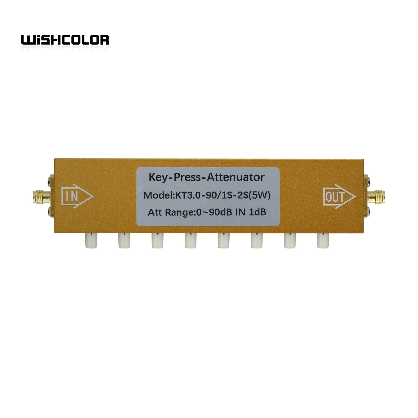 Wish color sma/n Typ 0-90db rf einstellbarer Signal dämpfer digitaler Schritt rf Dämpfung schlüssel einstellbarer Dämpfung glied