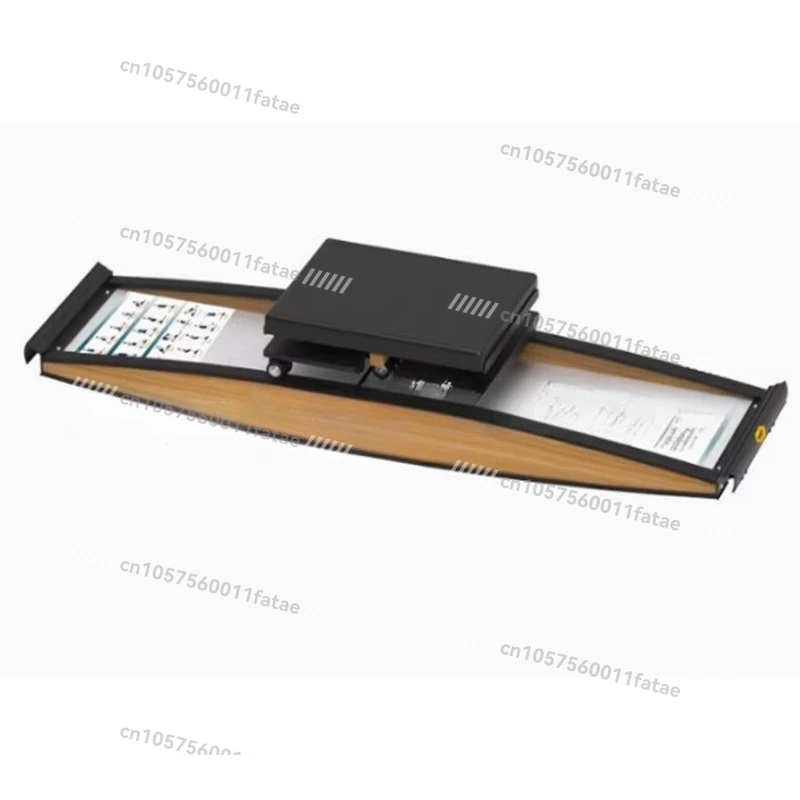 

Indoor Ski Simulator, Flat Freestyle Winter Office Ski Machine Fitness Trainer Stretch Yoga