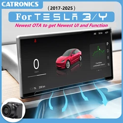 CATRONICS Head Up Display for Tesla HUD with Air Outlet And camera Fit Model 3 Y 2016-2024 3 Highland Carplay Android AUTO
