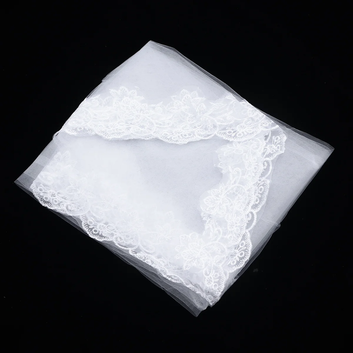 

Bridal Wedding Veil Long Tulle Lace White Chiffon For Bride Hen Party Bridal Shower Engagement Wedding Accessories Pure