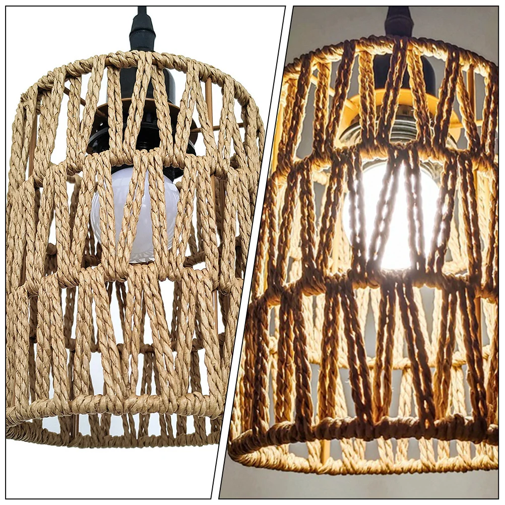 

Pendant Lampshade Woven Lamp Shades Modern Unique Light Cover for Kitchen Hotel Decor Woven Lamp Shades Pendant Shade