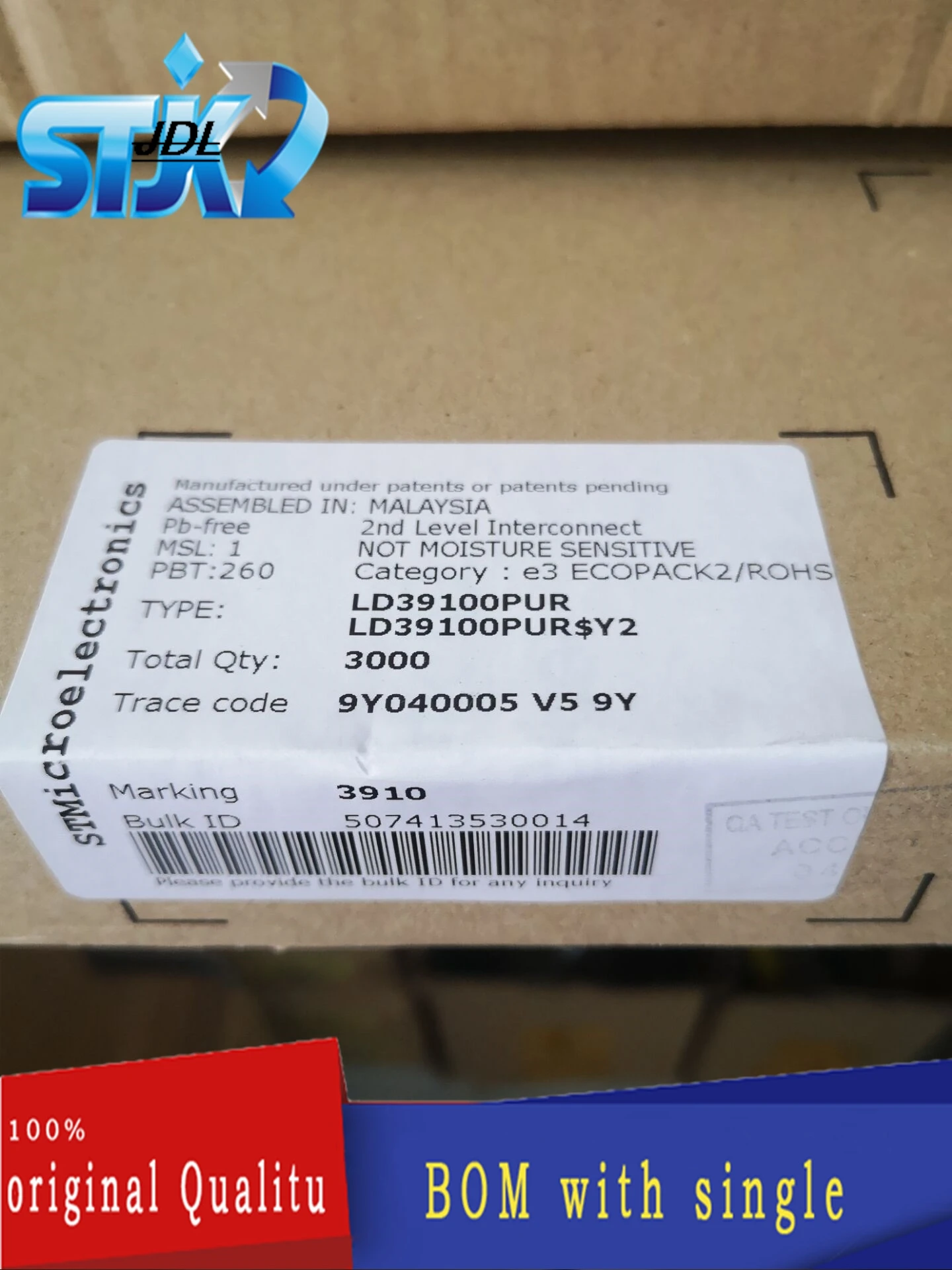 IC LD39100PUR QFN6 DC2021+ Interface - serializer, solution series   New original Not only sales and recycling chip 1PCS