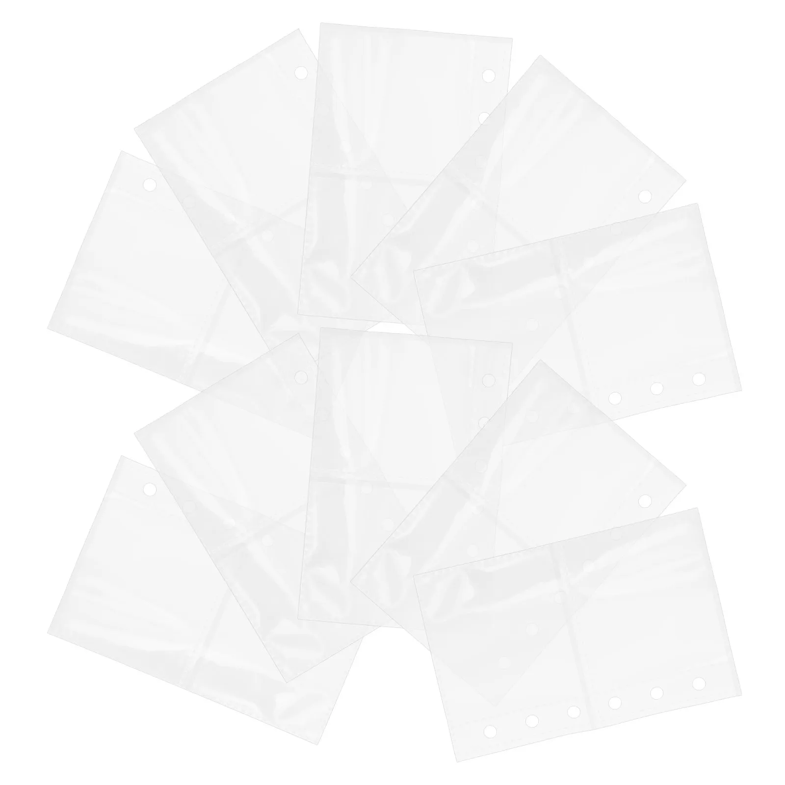 

50Pcs Scrapbook Album Refills Clear Card Protector Sleeves Transparent Binder for Photo Cards Greeting Cards