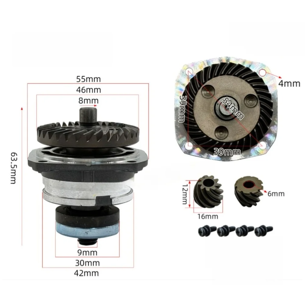 1 Set Metal Gear Assembly Head Shell For A3 For BL 100 Angle Grinder Power Tool Replacement Part Repair Accessory