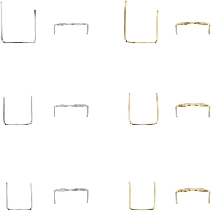 

300 шт., 3 размера, разъемы для люстр, зажимы, штифты, металлические вешалки для ламп, разъемы для крепления кристаллов, детали люстры