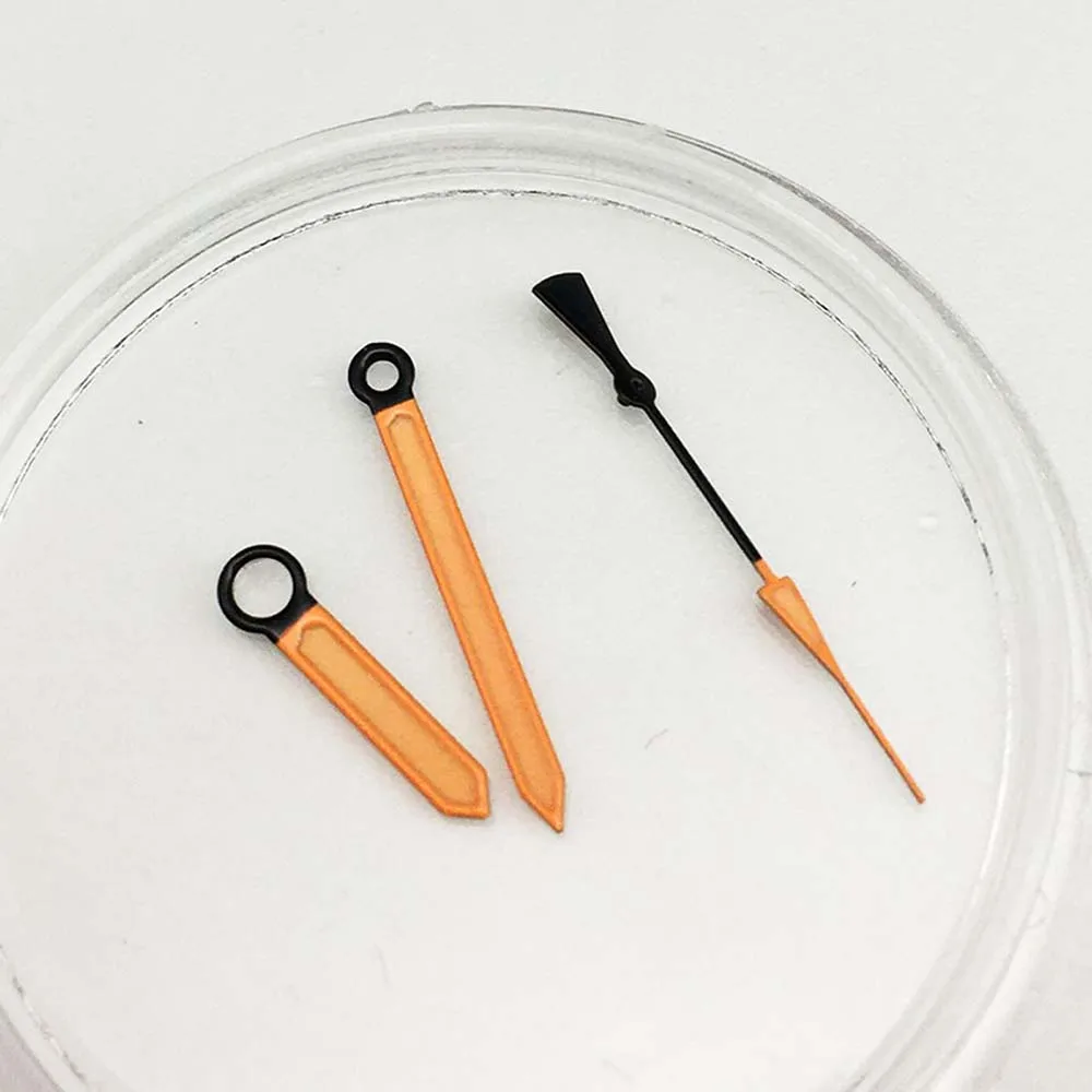 Großhandel Orange/Blau Uhrzeiger für NH35 NH36 Uhrwerk, zweifarbige Uhrzeiger für SKX007 Zubehör – Detail 3