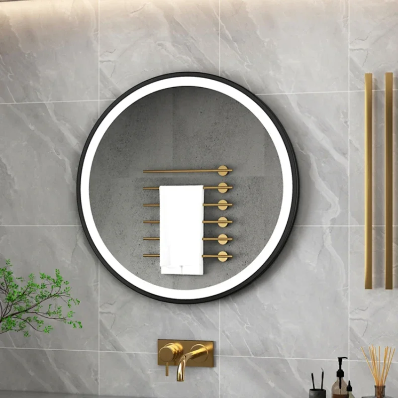 Round Decorative Mirrors Interior Mirror Wall Sticker Decor Large Bathroom Mirror Modern Liquidation House Light Home Decoration