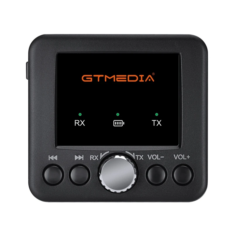 GTMEDIA RT05 Bluetooth 5.0 Audio Adapter 2-In-1 Receiver & Transmitter For Phones, Tablets, Cars, Computers, Tvs, Speakers