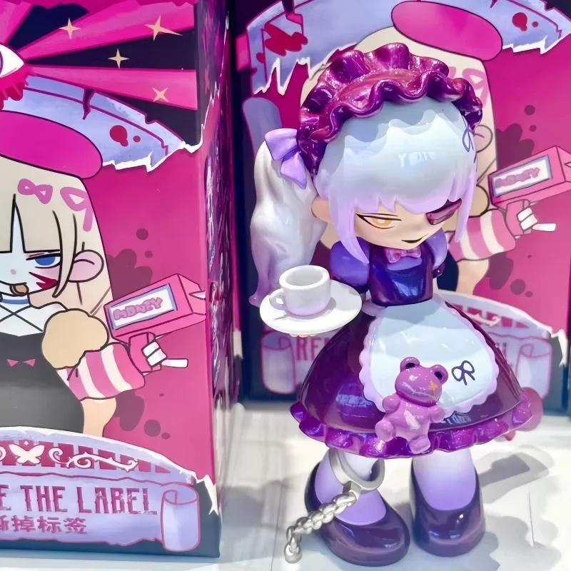 

Genuine Spot Disease Girl Second Generation Tear off Label Series Trendy Blind Box Toy Figurine Surprise Gifts for Girls