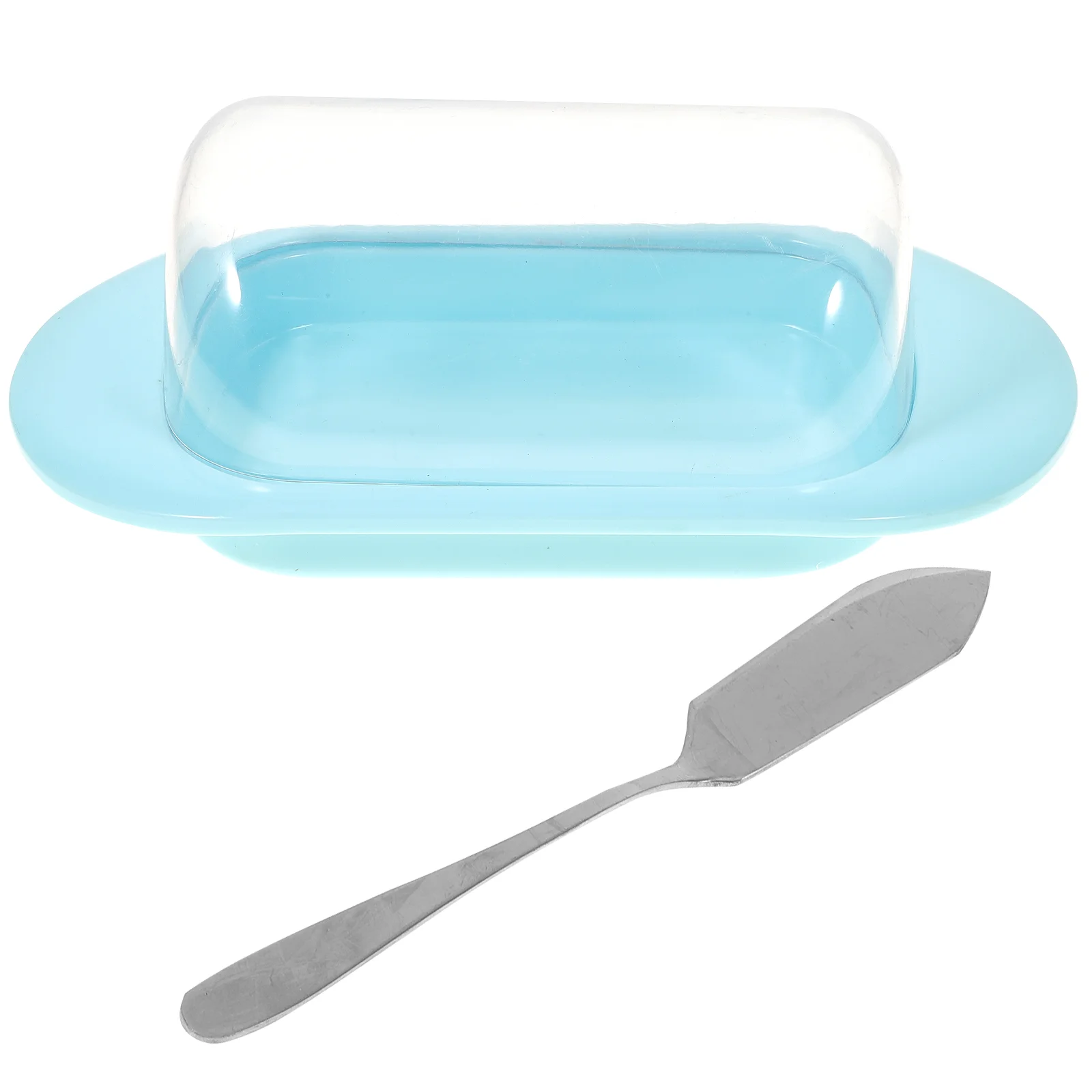 

Butter Box Container Keeper Dust-proof Kitchen Utensil As Plastic Case Dish with Lid Cheese Crisper Airtight