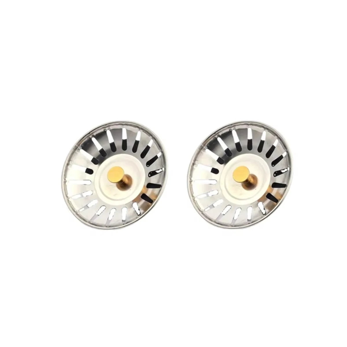 2/3 قطعة مصفاة حوض المطبخ سدادة النفايات التوصيل بالوعة تصفية مصفاة حوض تصفية الطابق استنزاف أدوات مطبخ #6