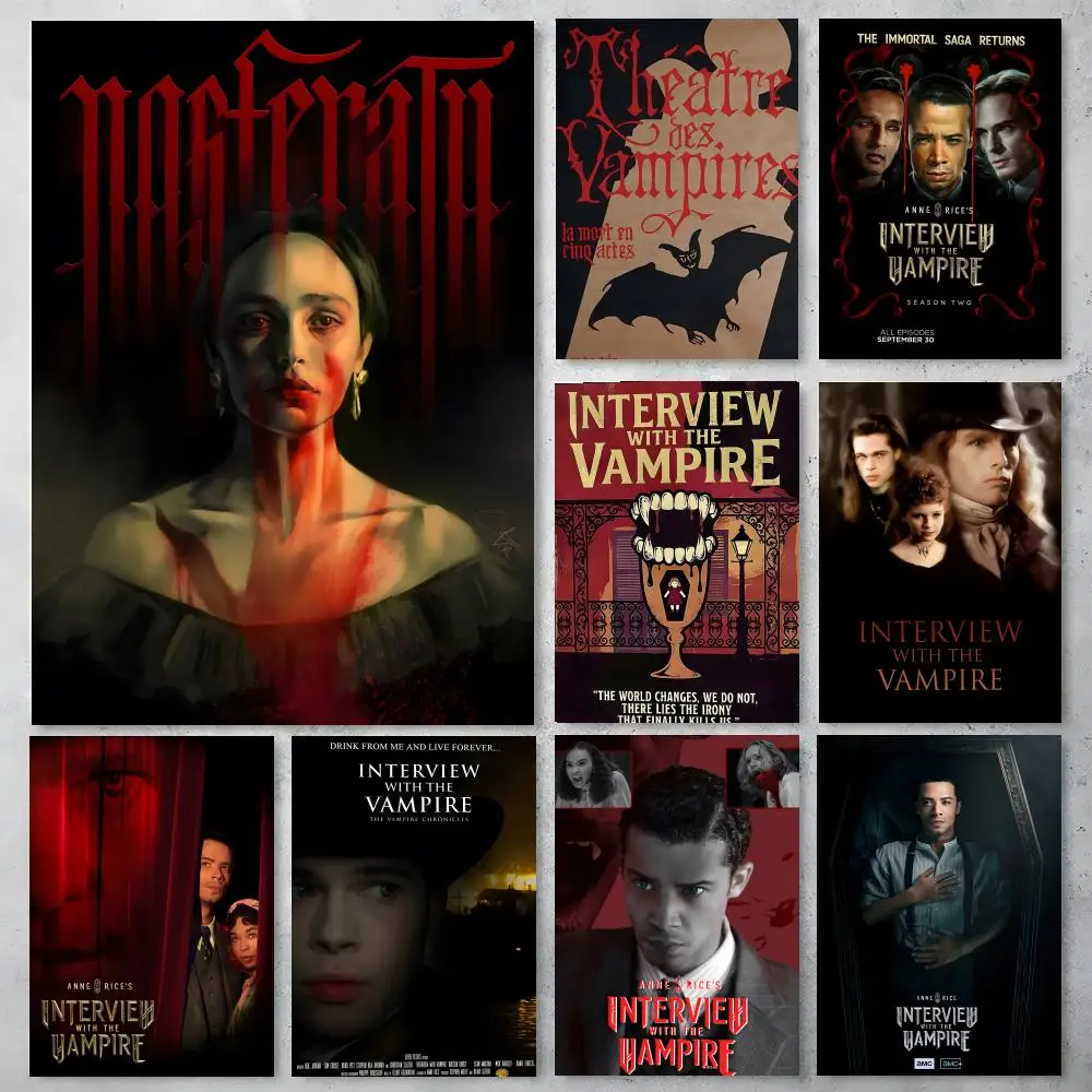 US TV series I-Interview with the V-Vampire Poster High-definition posters, wall art for living room and home decor.