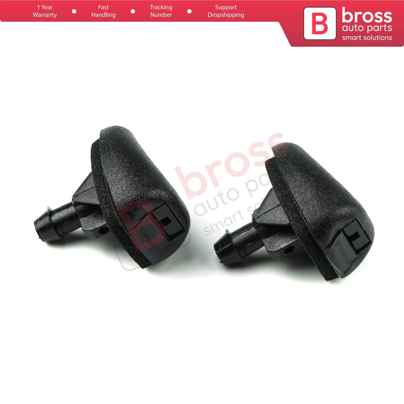 BSP1062 Windscreen Washer Jet Nozzle Set 6438V8 For Peugeot 207 306 307 308 Expert 3008 Citroen C3 C4 Jumpy Saxo Xsara Dispatch