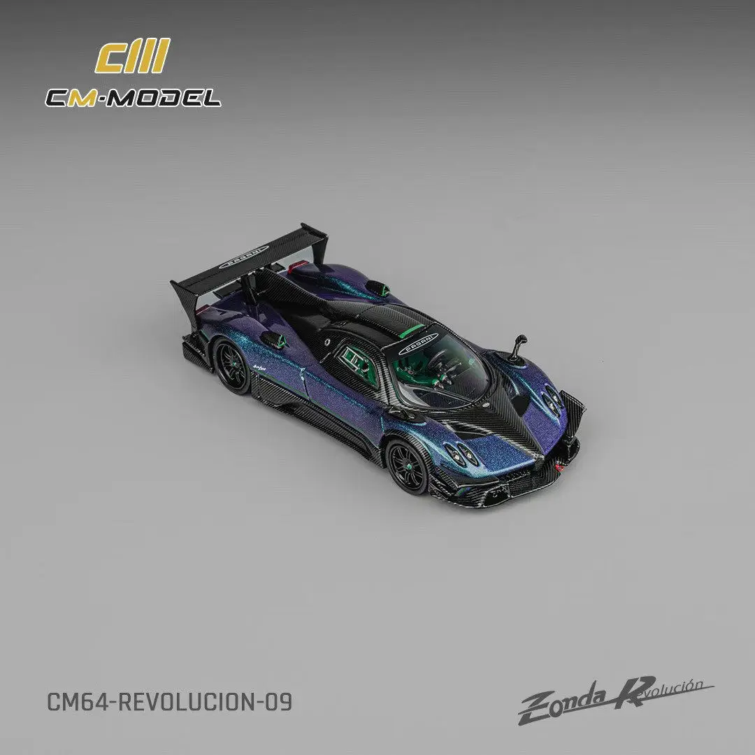 CM Model 1:64 REV Zonda Revlucion Chameleon-Painted Alloy Car Model