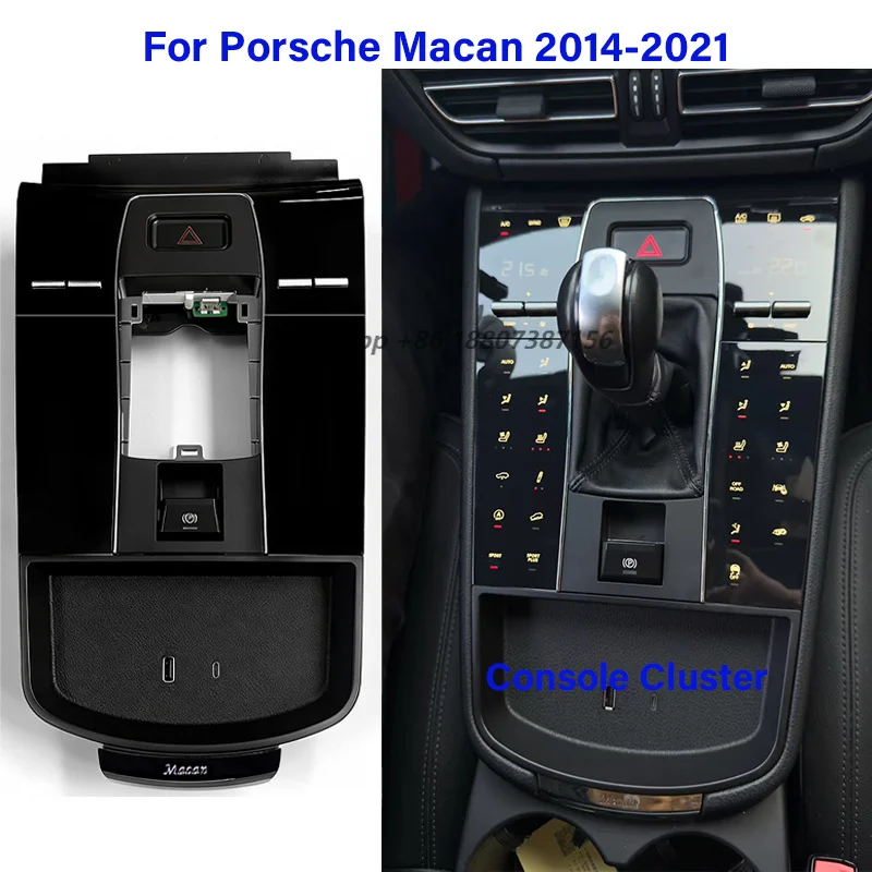 Console Cluster for Macan 2014-2021 New Design Car Upgrade LCD Digital Saddle Central Touch Control Panel