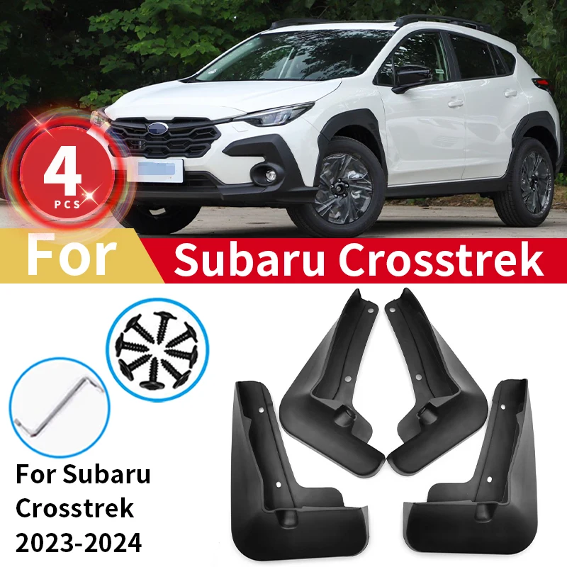 

Mudguards For Subaru Crosstrek 2024 Mud Flaps Splash Guards MudFlaps Front Rear Fender Auto Protector Car Accessories