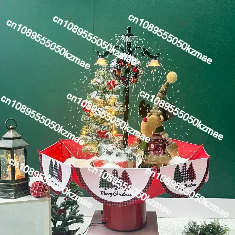 

Christmas Tree Party Home Christmas Decoration 75cm 125cm 170cm Snow Christmas Tree with Decoration