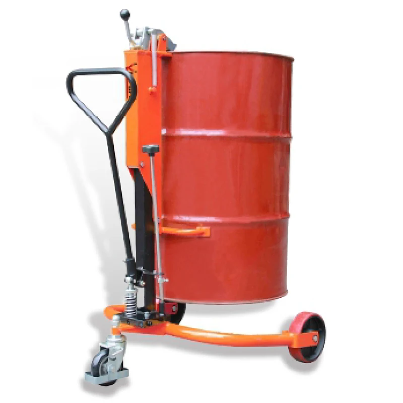 Oil Drum Carrier Translation 260kg DTF260 Hydraulic Hand-Operated Pallet Truck Oil Drum Manual Lifter/Oil Drum