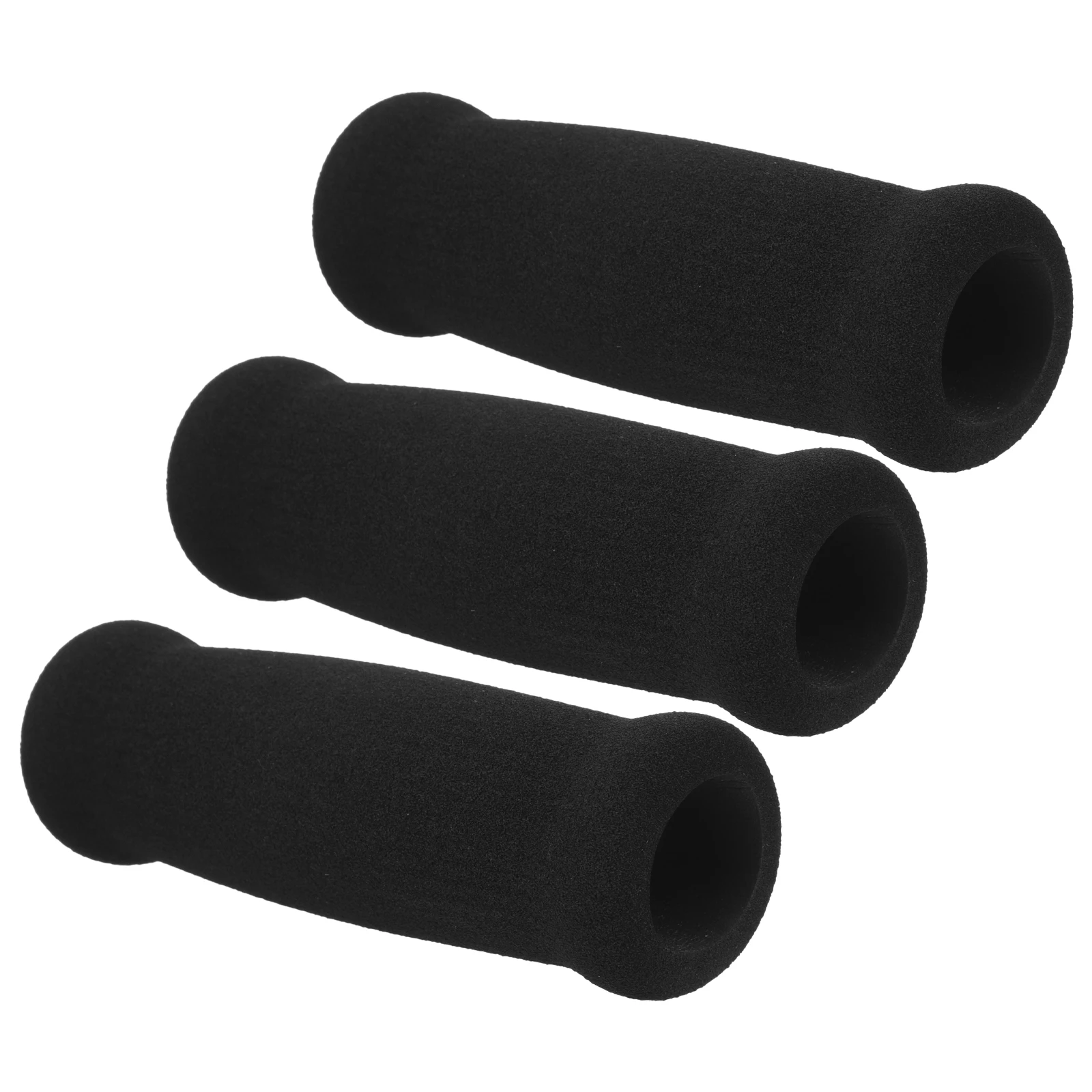 

3pcs Black Hiking Pole Handle Cover Replacement Grips Walking Cane Crutch Accessories Nonslip Comfortable Anti Skid Hand Grips