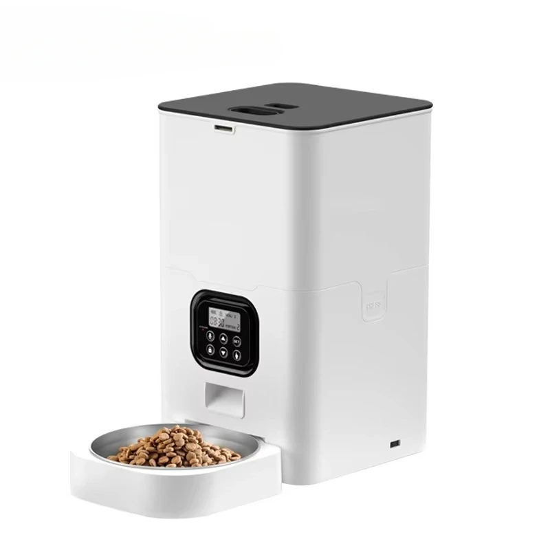 

4L Large Capacity Voice Recorder Function Dual Power Supply Automatic Feeder for Dog and Cat