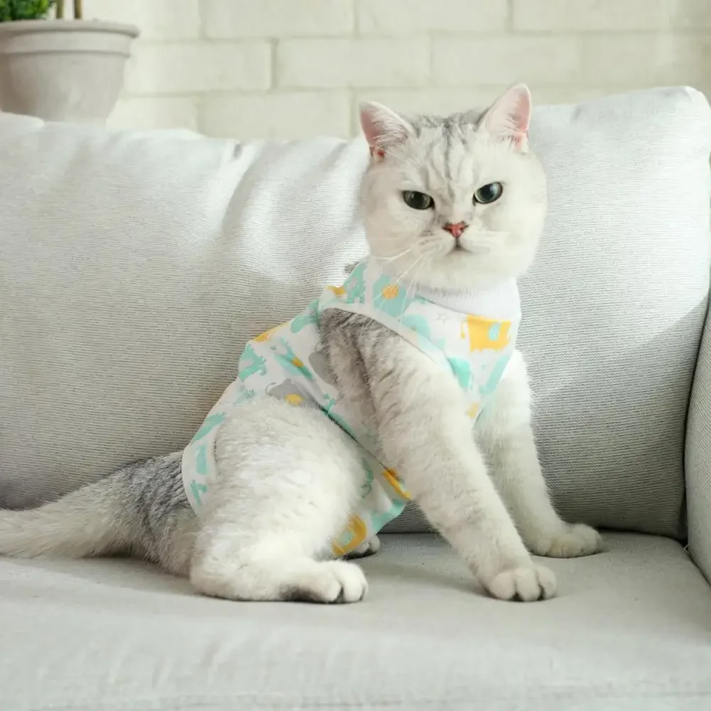 Pet Surgery Recovery Suit  Comfortable   Pet Postpartum Clothes Professional Pet Cat Surgery Shirt