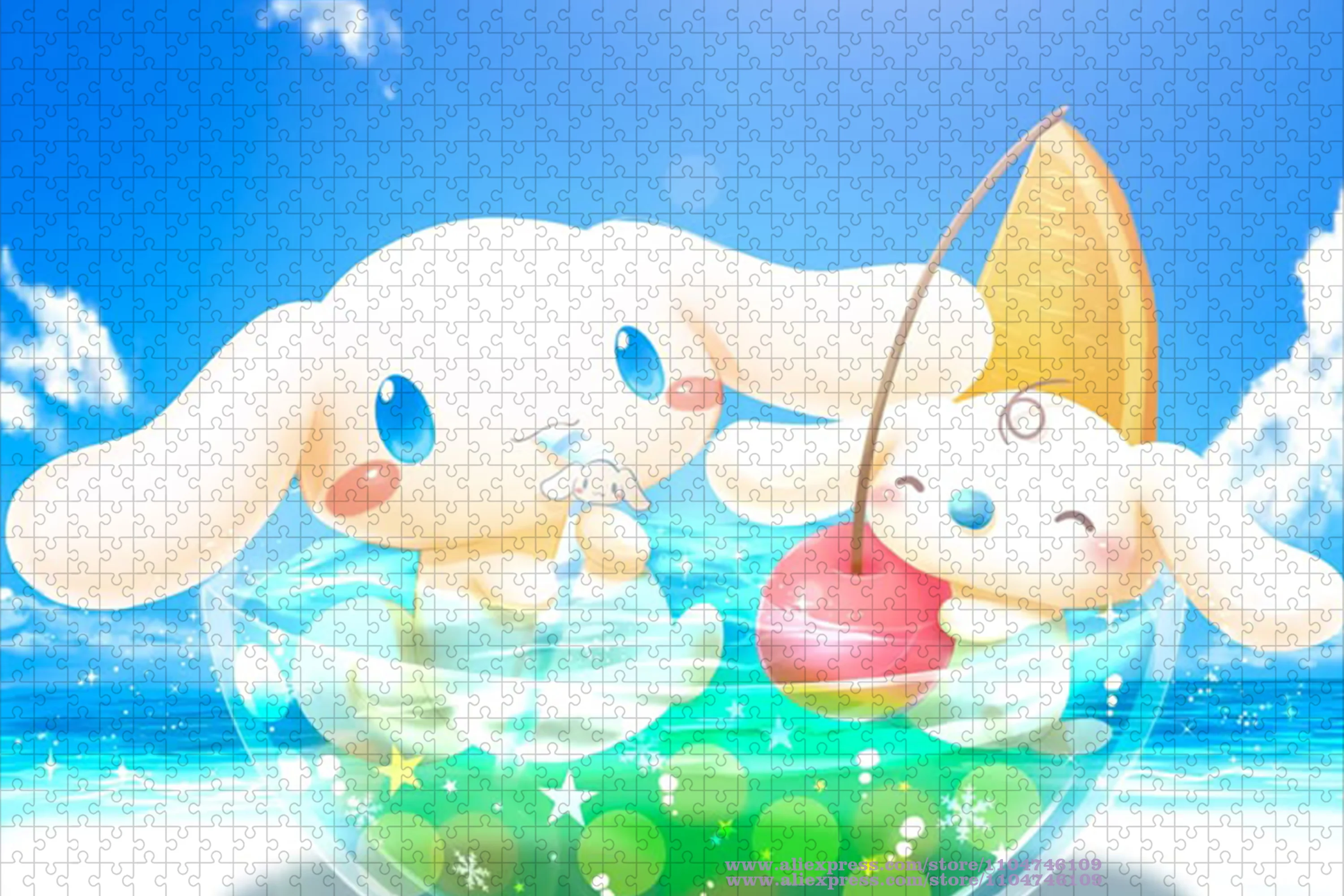 ซานริโอ ซินนามอนโรลปริศนาจิ๊กซอว์การ์ตูนอะนิเมะมินิโซ ซานริโอสุนัขน่ารัก 108/200/300/500/1000/1500 ชิ้นปริศนาสำหรับเด็ก