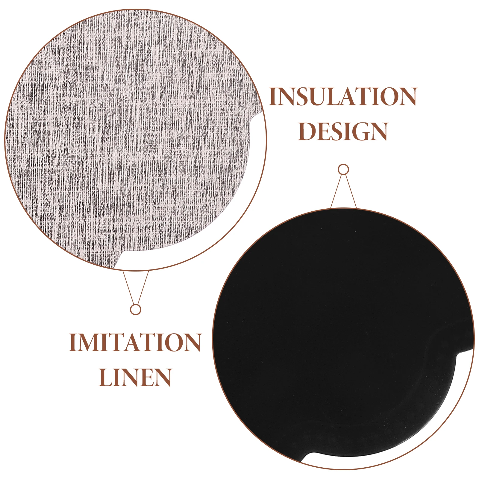 

Waterproof Placemat Flower Shape Mat Decorative Dining Table Mats Reusable Kitchen Placemats Modern Table Decorations