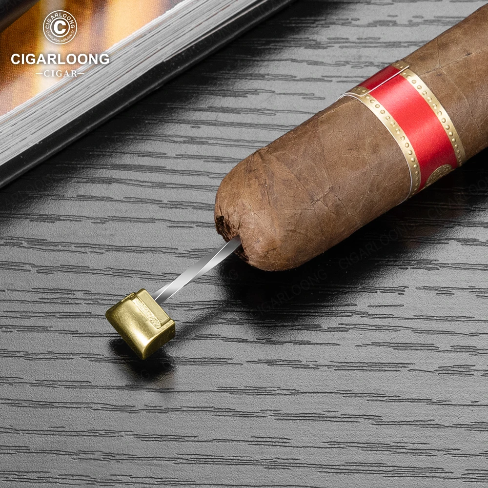 Encendedor de cigarros portátil práctico multifuncional 3 en 1 tres fuegos rectos suave V tijera soporte caja de regalo