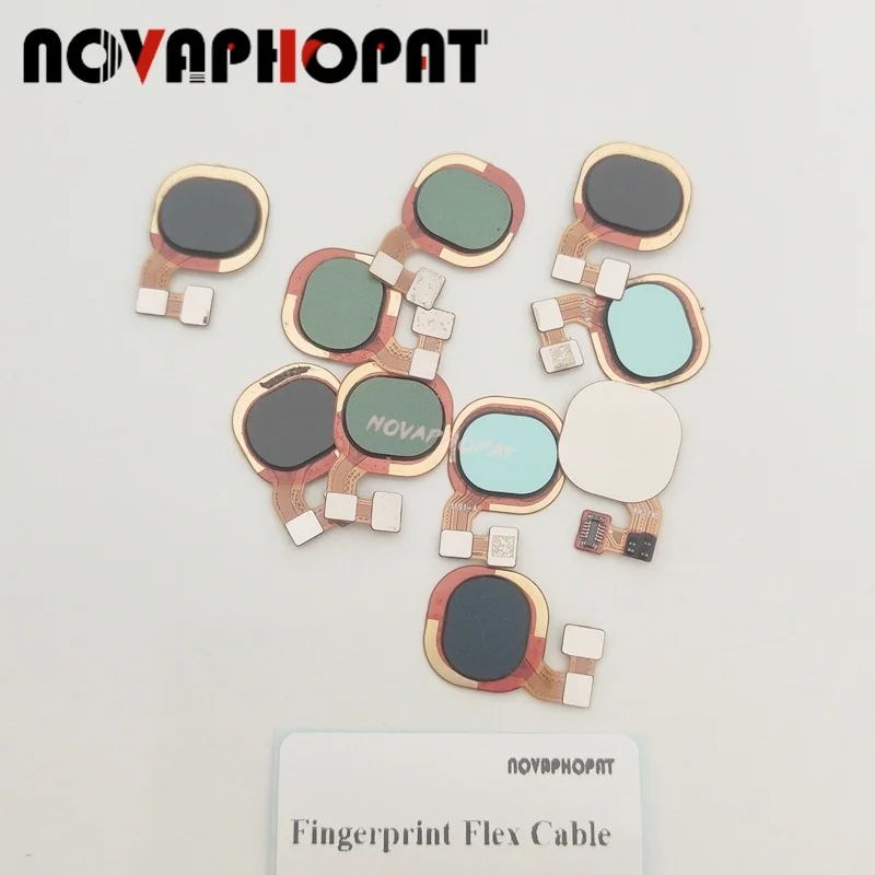 For Tecno Spark 7 KF6 / 7 Pro KF8 / 7P KF7 / 7T KF6P Fingerprint Scanner Touch Sensor ID Unlock Home Power Button Key Flex Cable