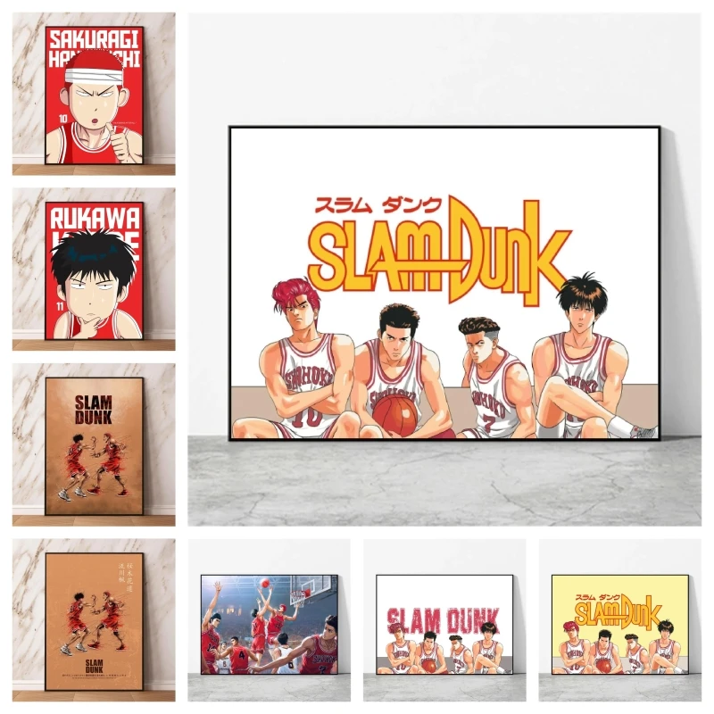 

Japanese Classic Anime Slam Dunk Rukawa Cuadros Best Gift Home Room Painting Birthday Gifts Decoration Paintings