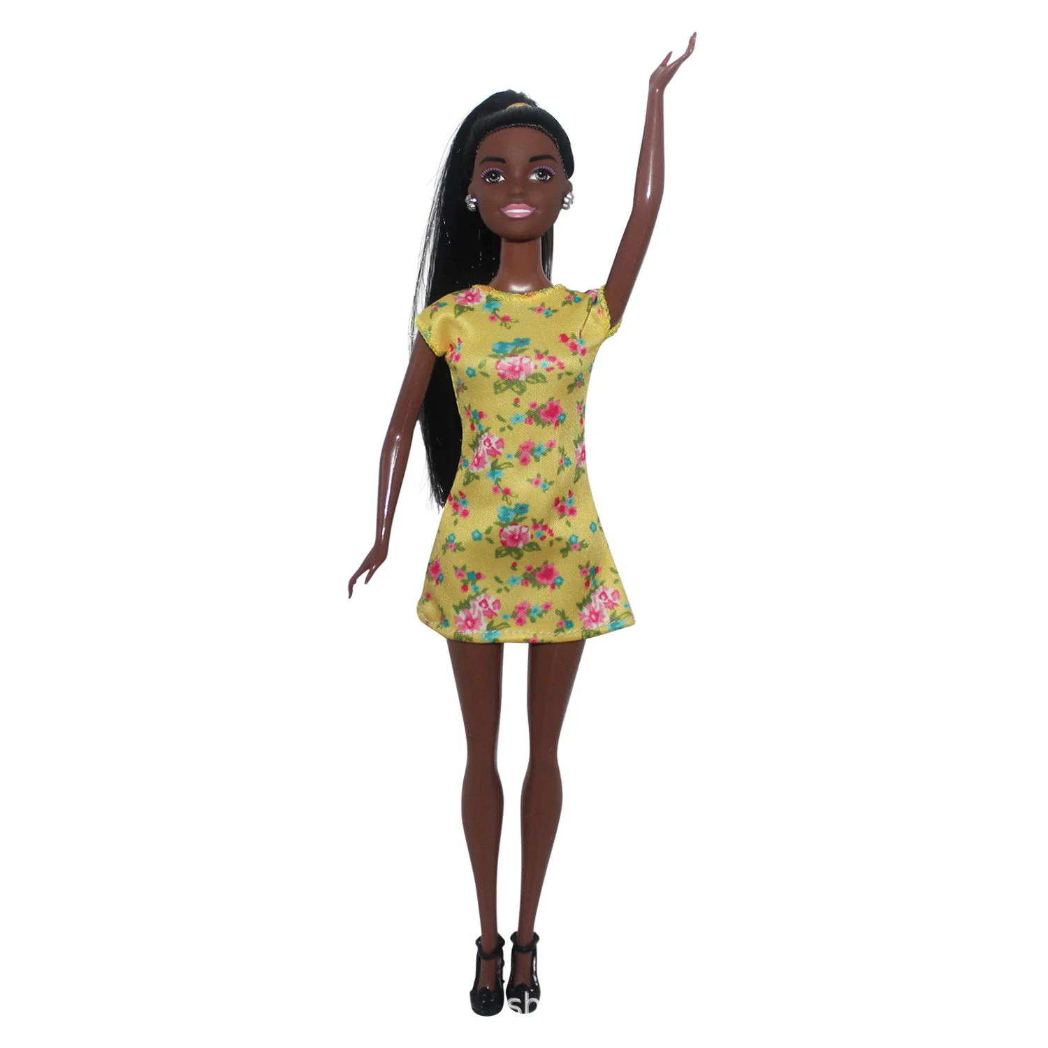 1/6 30cm bonito moda africano preto princesa boneca conjunta móvel bjd pele preta boneca africana meninas jogar casa brinquedos presentes de aniversário