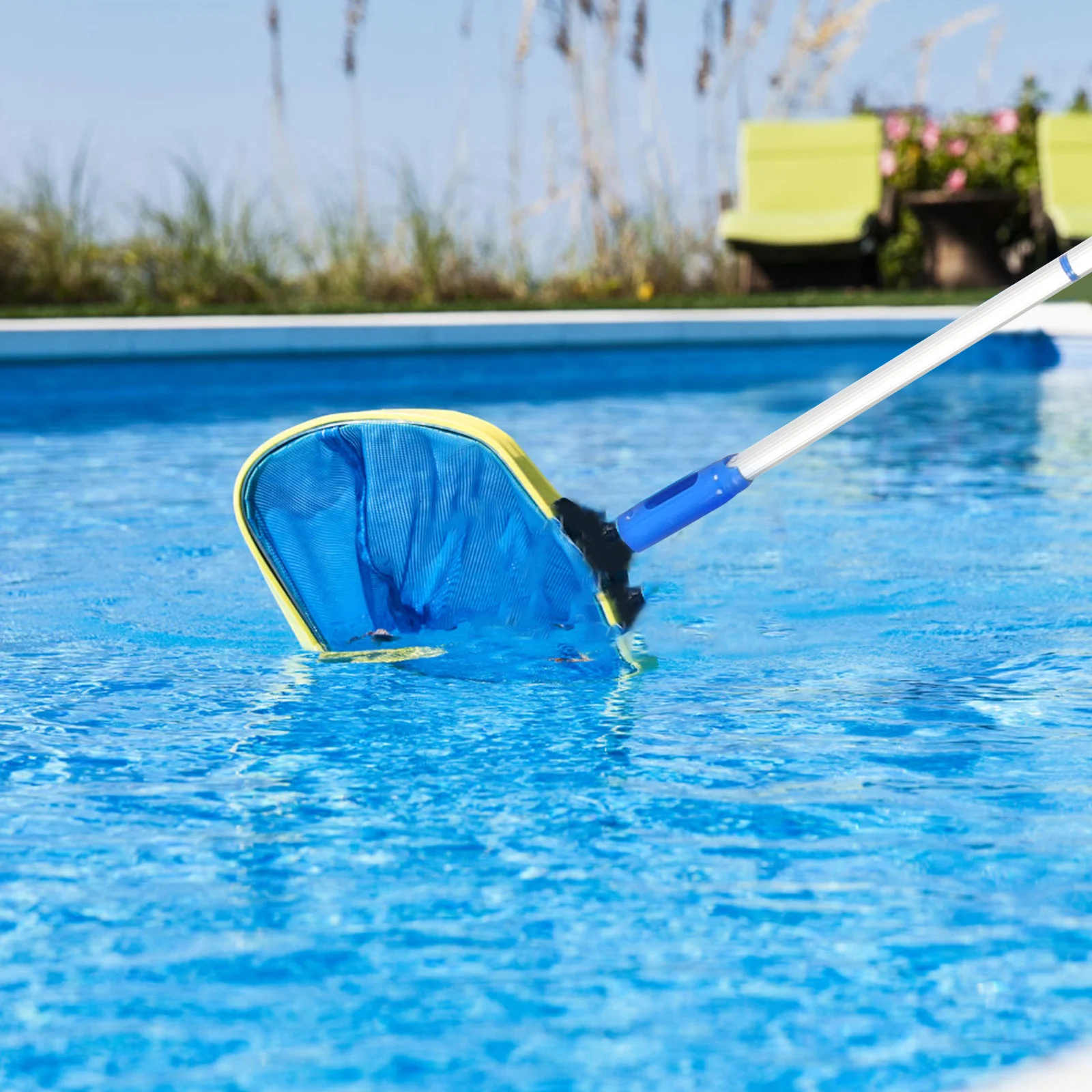 

1 set Pool Cleaning Pole Adjustable Telescopic Rod For Skimmer Net Fish Basket Swimming Pool Maintenance Tool Garden Care