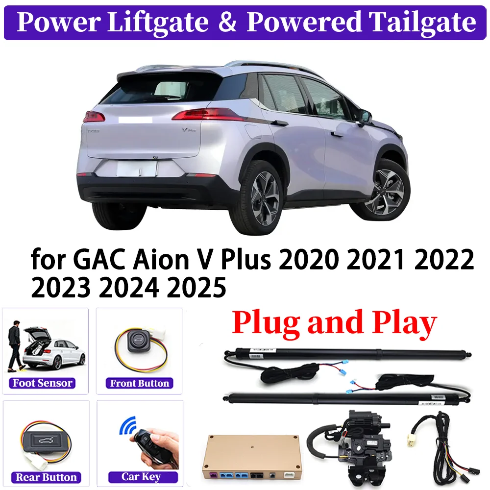 

ZJCGO for GAC Aion V Plus 2020 2021 2022 2023 2024 2025 OEM Car Automatic Power Liftgate Kit Smart Auto Electric Tailgate System