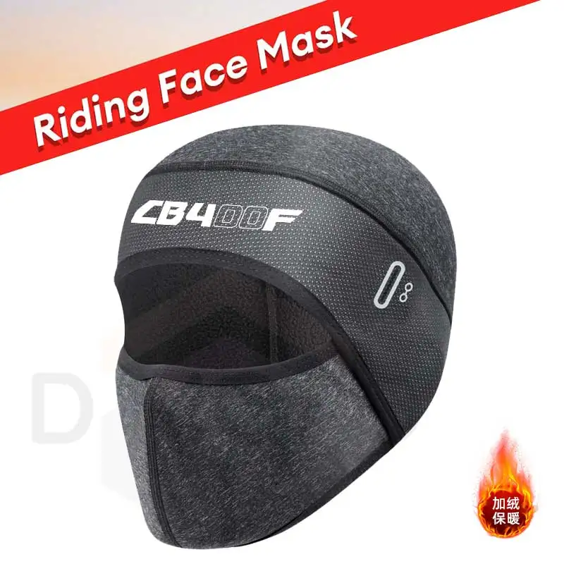 Para HONDA CB400F invierno polar cubierta completa para la cara pasamontañas sombrero CS invierno esquí ciclismo sombrero bufanda capucha deportes al aire libre máscaras faciales cálidas