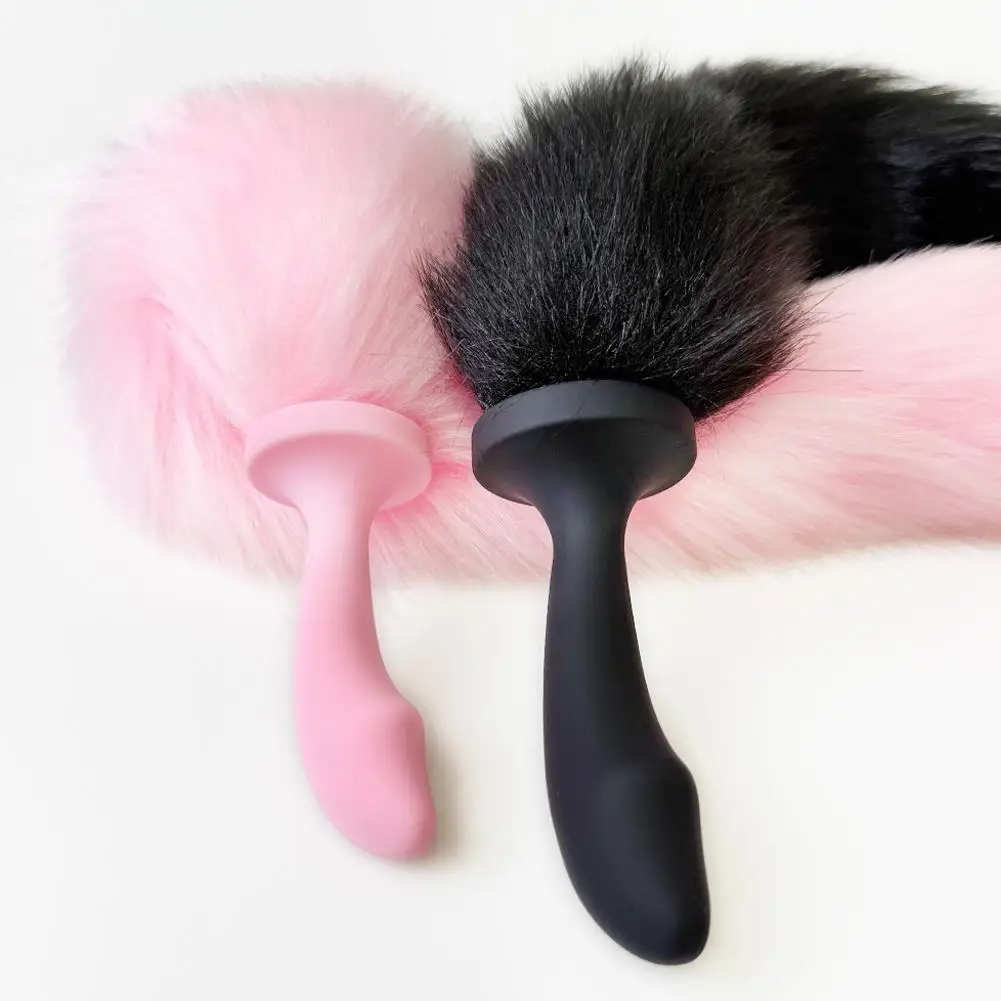 مثير الثعلب المكونات الشرج الذيل سيليكون ألعاب جنسية لمنطقة الشرج للنساء الرجال بعقب المكونات قضبان اصطناعية ذيل صغير المكونات الشرج تأثيري الجنس لعب للكبار #5