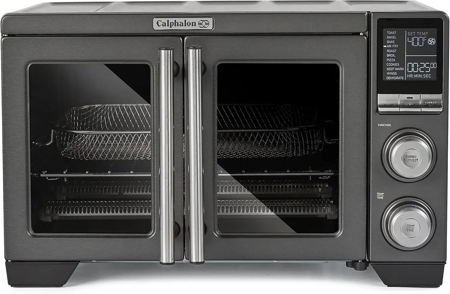 

Performance Countertop French Door Air Fryer Oven, 11-in-1 Convection Toaster Oven
