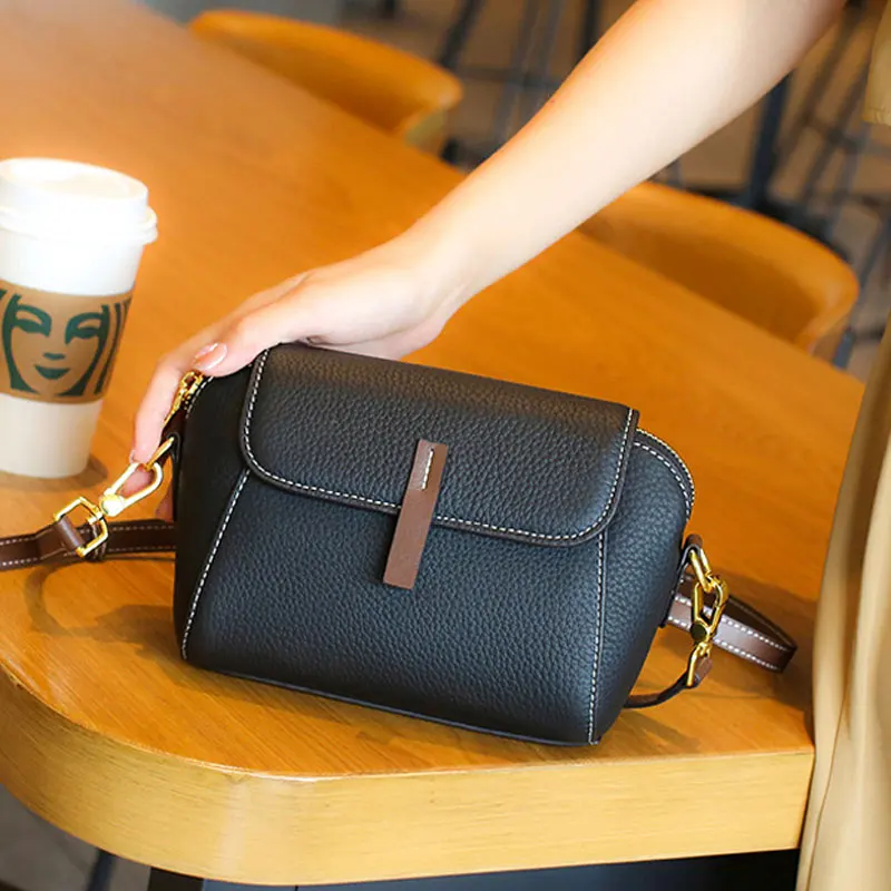

100% Genuine Leather Women's Bag Luxury Designer Fashion Women Crossbody Bag High Quality Cow Leather Versatile Shoulder Bags