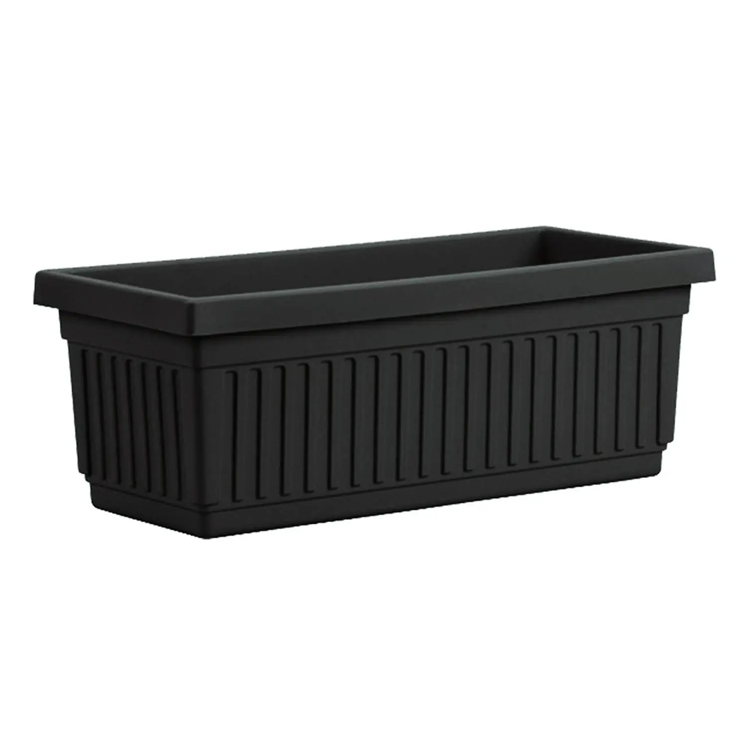 Venetian 30 Inch Fluted Window Planter Box, 4-Pack