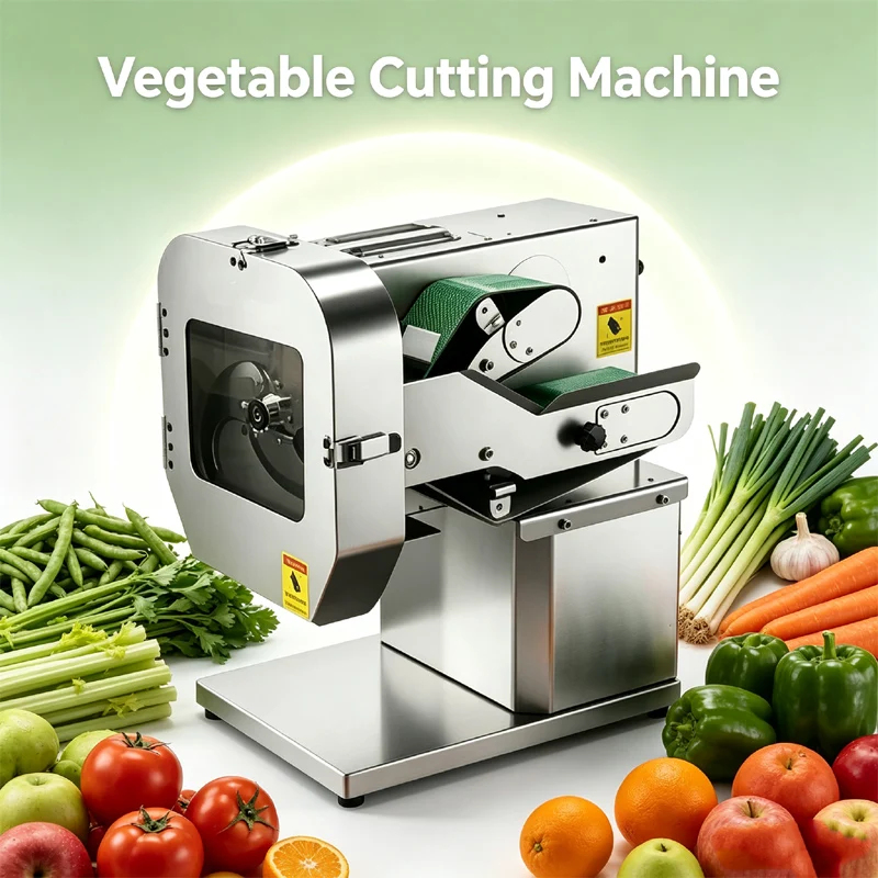 Roestvrijstalen groentesnijmachine Elektrische snijmachine voor het snijden van groenten voor supermarkt cateringkeuken