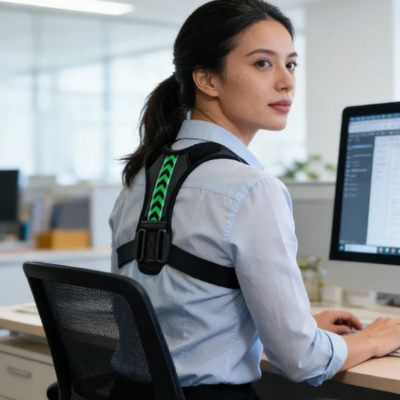1pcs  Adjustable Back Shoulder Posture Corrector Belt Clavicle Spine Support Your Body Home Office Sport Upper Back Neck Brace
