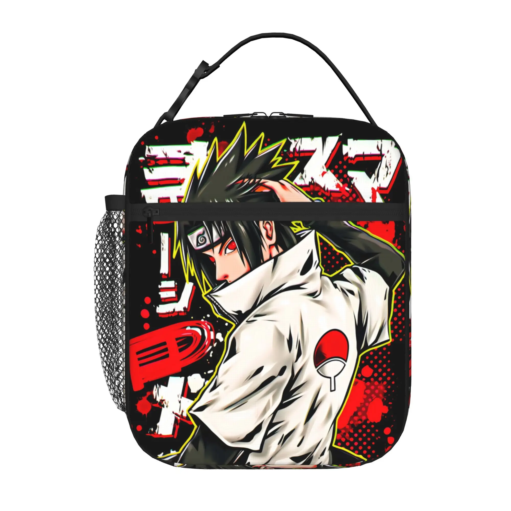 Naruto anime comic Insulated Lunch Bag Meal Pack Rice Bag  bolsa Student Bento Lunch Handbag Insulation