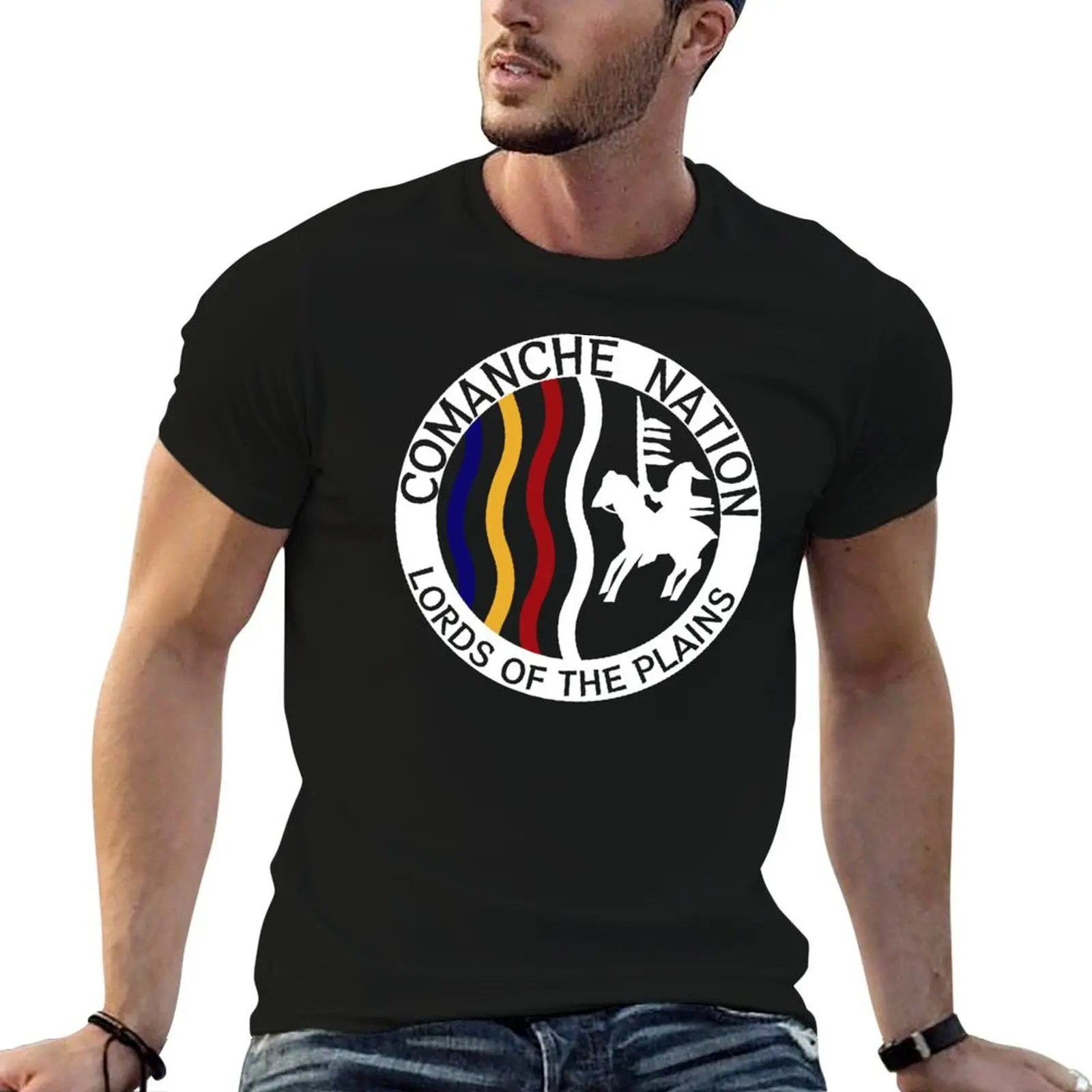 Comanche Nation Seal T-Shirt Water Resistant Casual T-Shirt