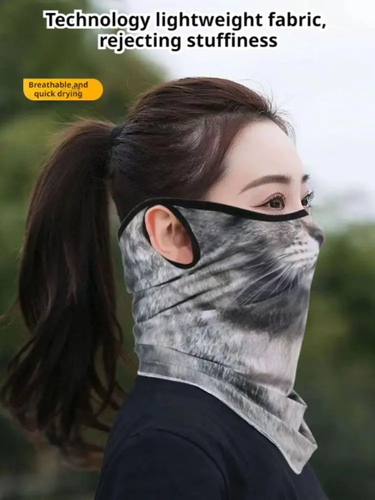 AliExpress NONE 3D Cute Animal Balaclava Motorcycle Motocross Ski Snowboard Hat Helmet Liner Cat Dog Biker Neck Warmer Face Cap Cycling Headgear