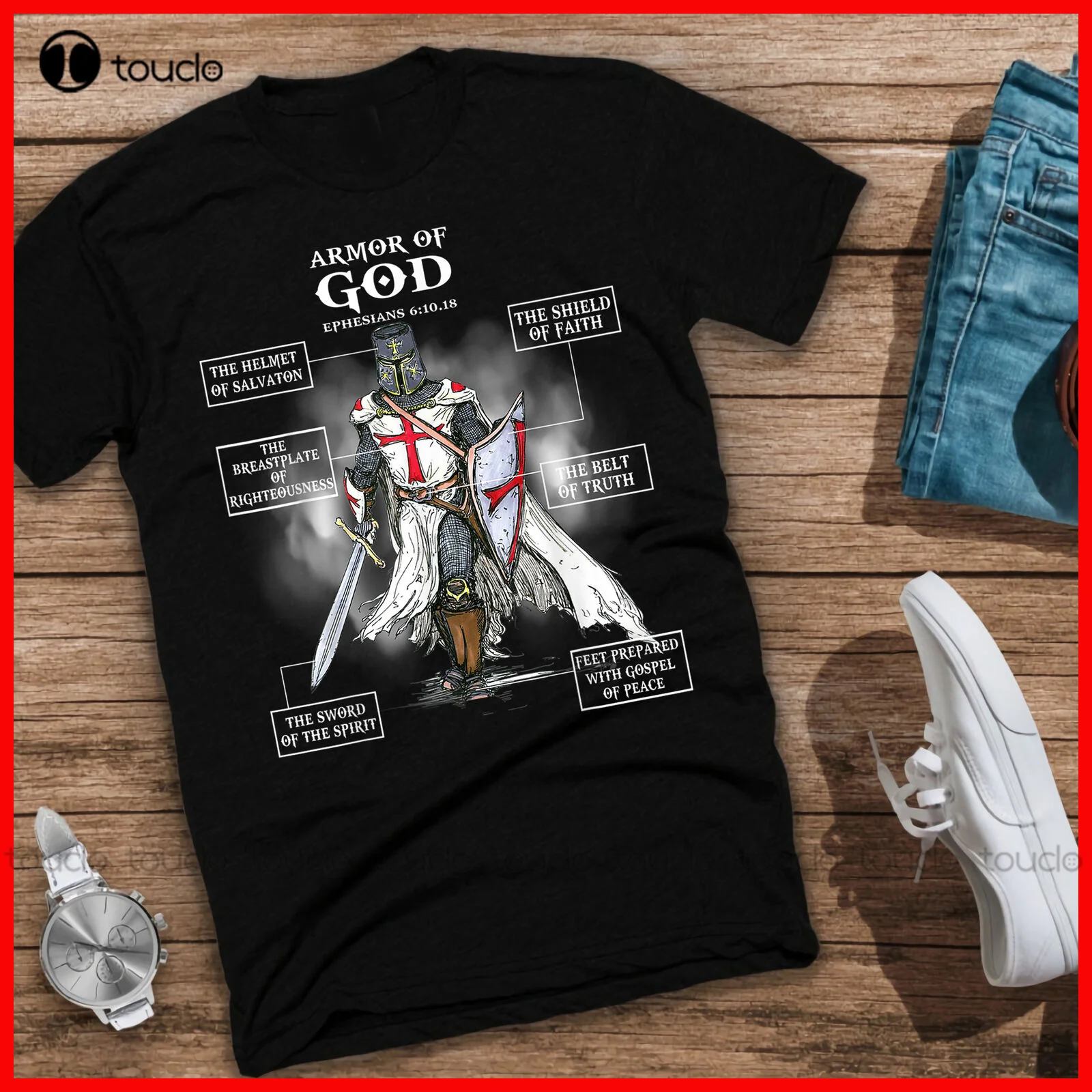 New Armor Of God Knight Templar Christian Gift Women T Shirt Xs-5Xl Black Dress Shirts For Women Cotton Tee Xs-5Xl Unisex Tshirt